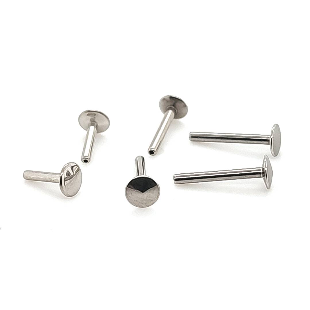 16gG Threadless Labret Post - 316L S. Steel