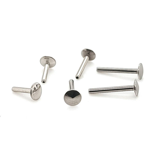16gG Threadless Labret Post - 316L S. Steel