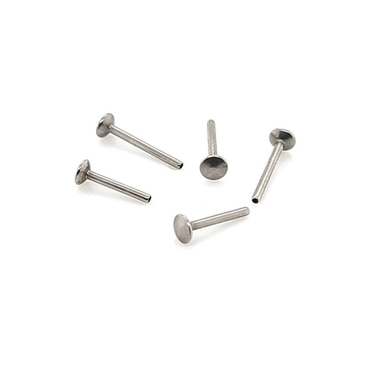 20G Threadless Labret Post - 316L S. Steel