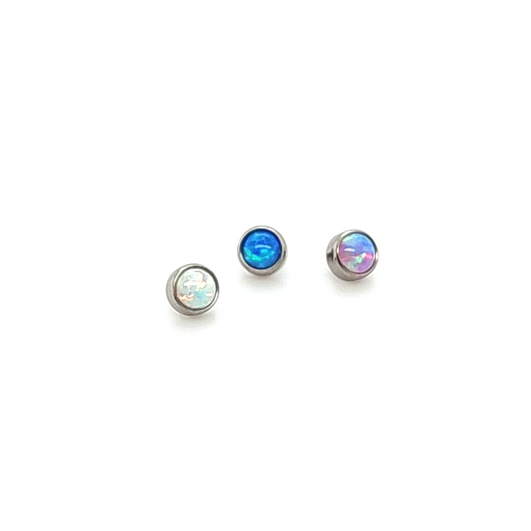 Opal Dermal Top for 14G - F136 Titanium