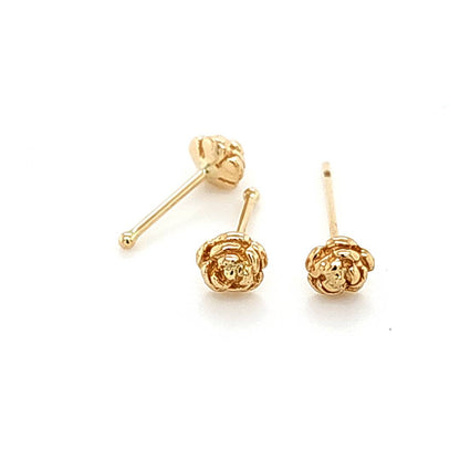 14K Gold- 22G Rose Nose Stud