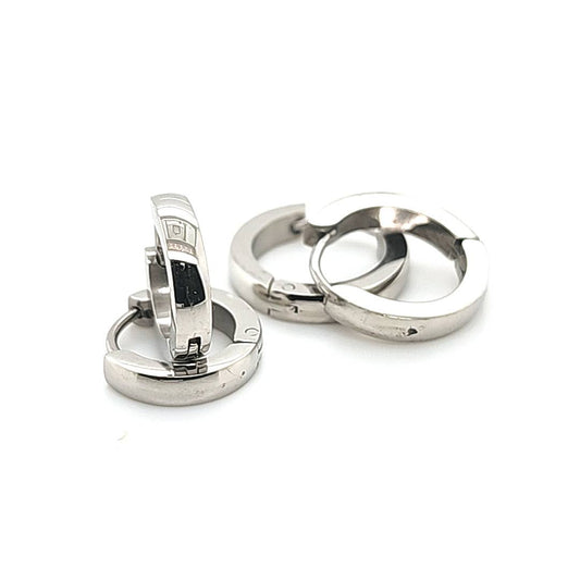 Round Hoop Earring- 316L S. Steel