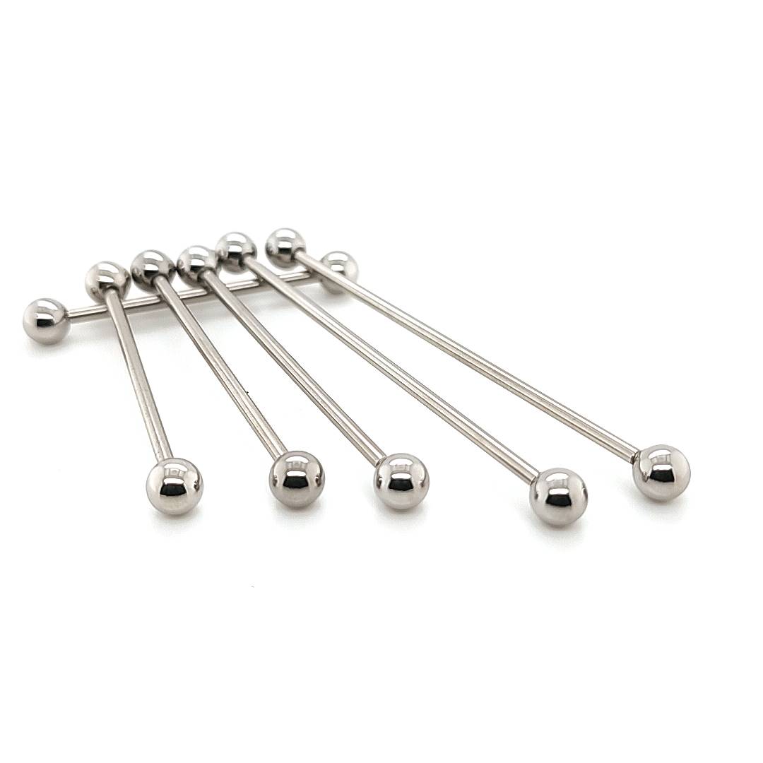 16G/14G Industrial Barbell-316L S. Steel