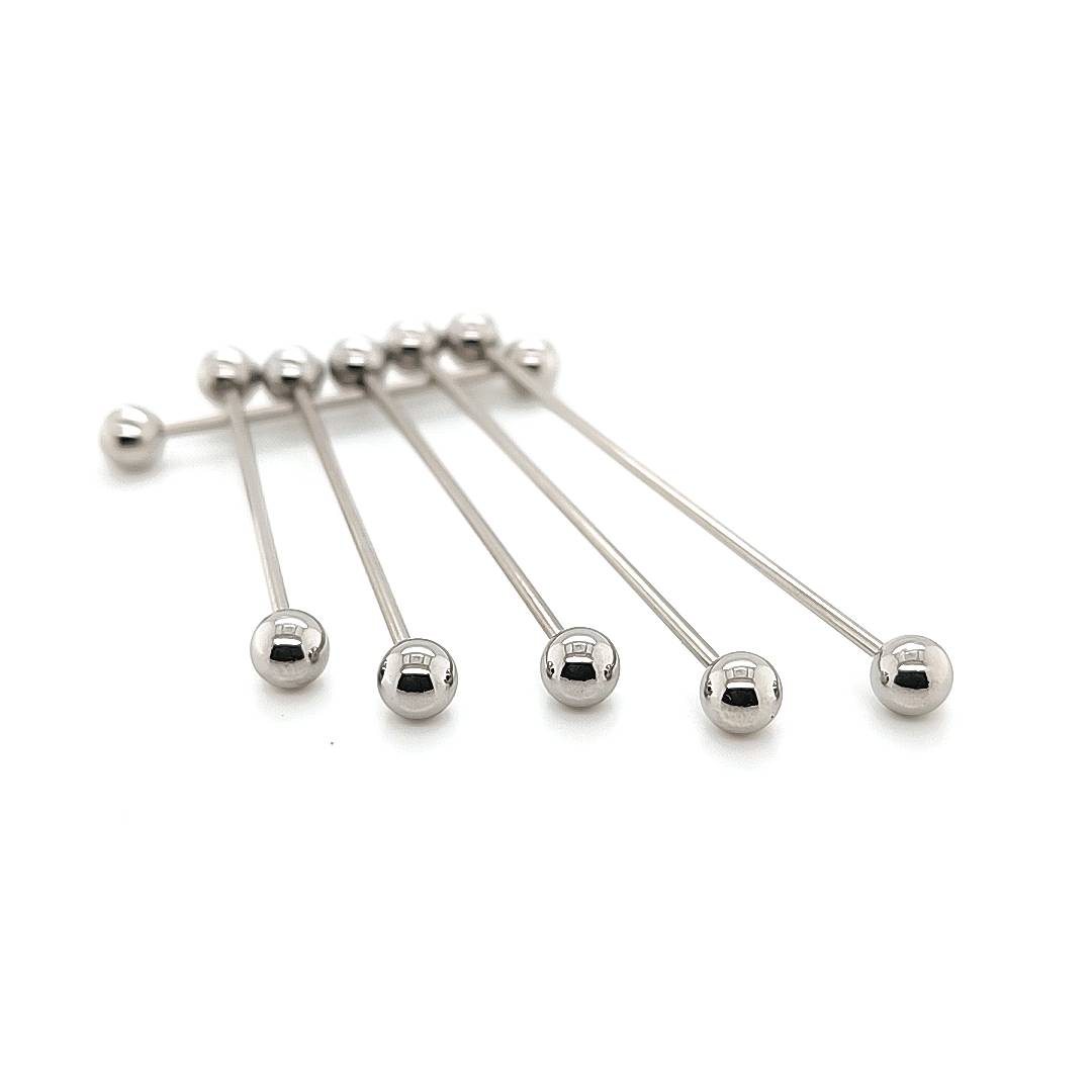 16G/14G Industrial Barbell-316L S. Steel