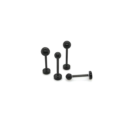 16G Acrylic Labret, 3.0mm/4.0mm Ball