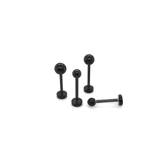 16G Acrylic Labret, 3.0mm/4.0mm Ball