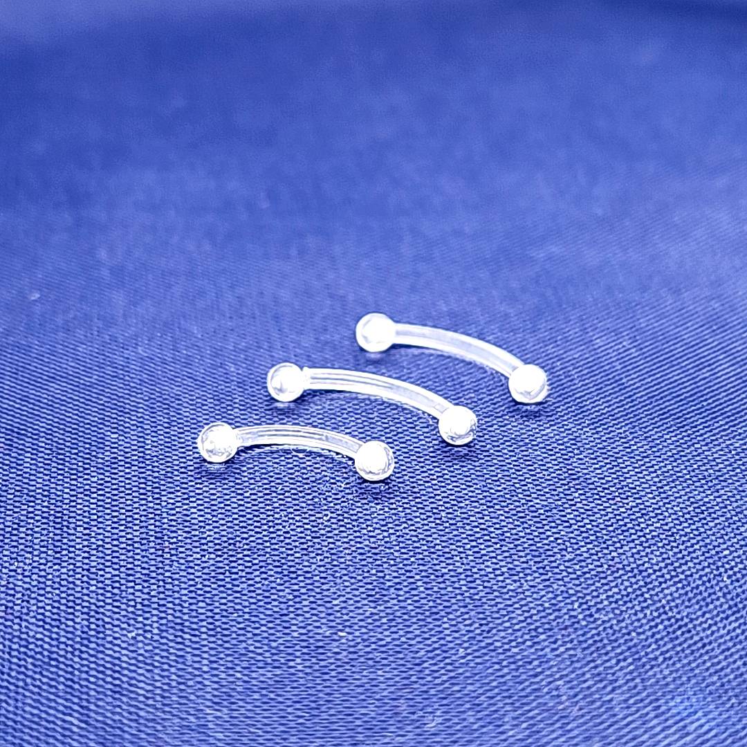16G Acrylic Eyebrow-UV Retainer